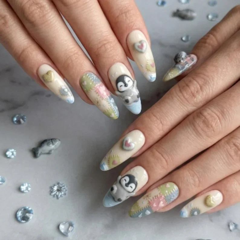 press on nails, custom press on nails, fake nails, Nails Art, stained glass nails, gold press on nails, 3d press on nails, luxury press on nails, handmade press on nails