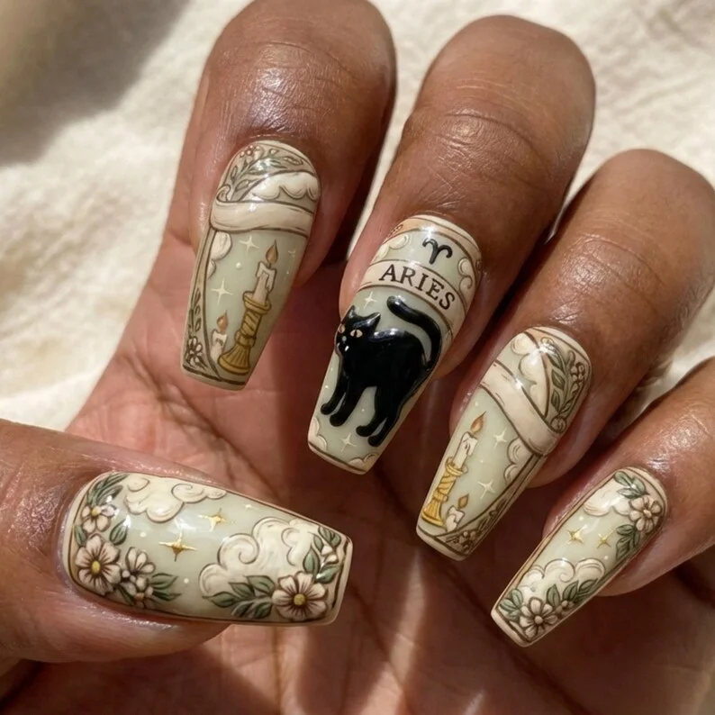 press on nails, custom press on nails, fake nails, Nails Art, stained glass nails, gold press on nails, 3d press on nails, luxury press on nails, handmade press on nails