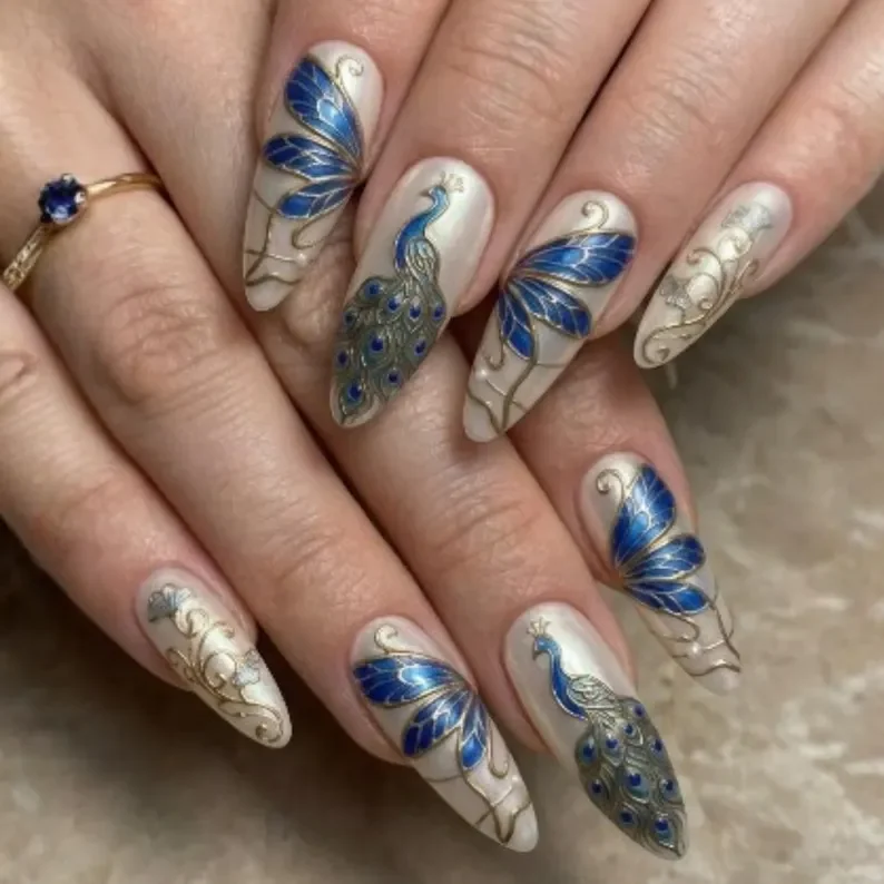 press on nails, custom press on nails, fake nails, Nails Art, stained glass nails, gold press on nails, 3d press on nails, luxury press on nails, handmade press on nails