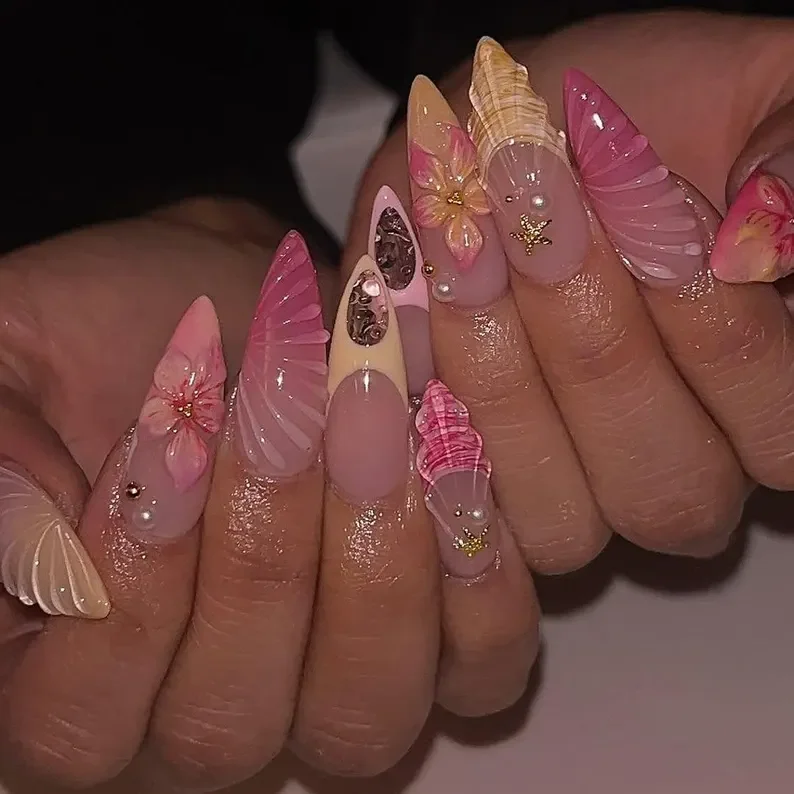 press on nails, custom press on nails, fake nails, Nails Art, stained glass nails, gold press on nails, 3d press on nails, luxury press on nails, handmade press on nails
