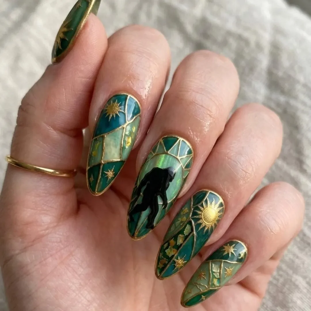press on nails, custom press on nails, fake nails, Nails Art, stained glass nails, gold press on nails, 3d press on nails, luxury press on nails, handmade press on nails