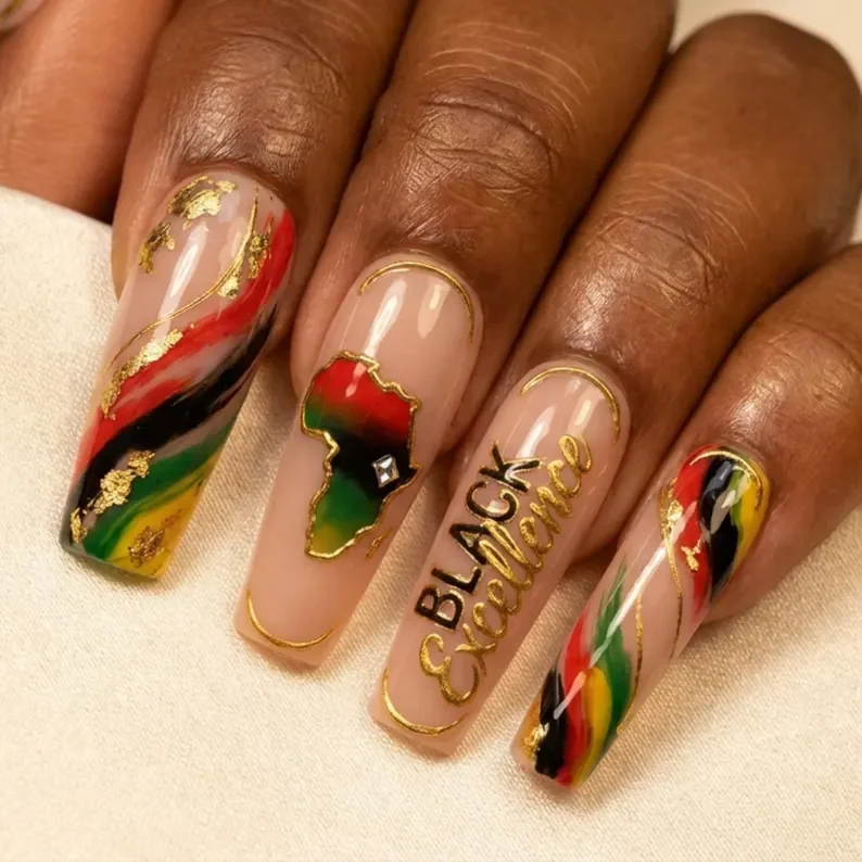 map nail design, luxury nail art, press on nails, custom press on nails, fake nails, Nails Art, stained glass nails, gold press on nails, 3d press on nails, luxury press on nails, handmade press on nails