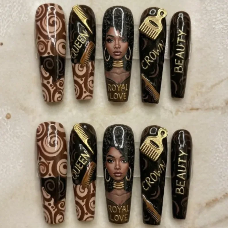 press on nails, custom press on nails, fake nails, Nails Art, stained glass nails, gold press on nails, 3d press on nails, luxury press on nails, handmade press on nails