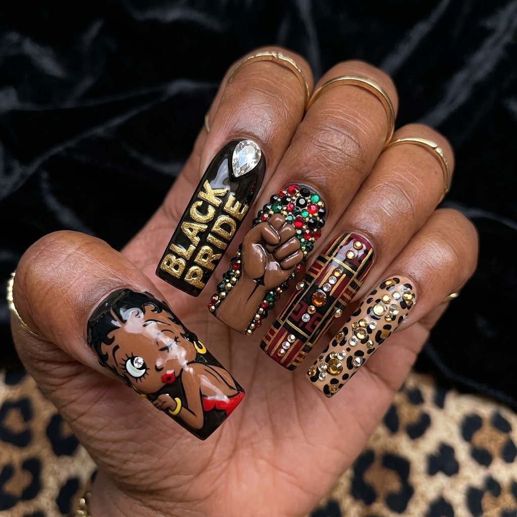 press on nails, custom press on nails, fake nails, Nails Art, stained glass nails, gold press on nails, 3d press on nails, luxury press on nails, handmade press on nails