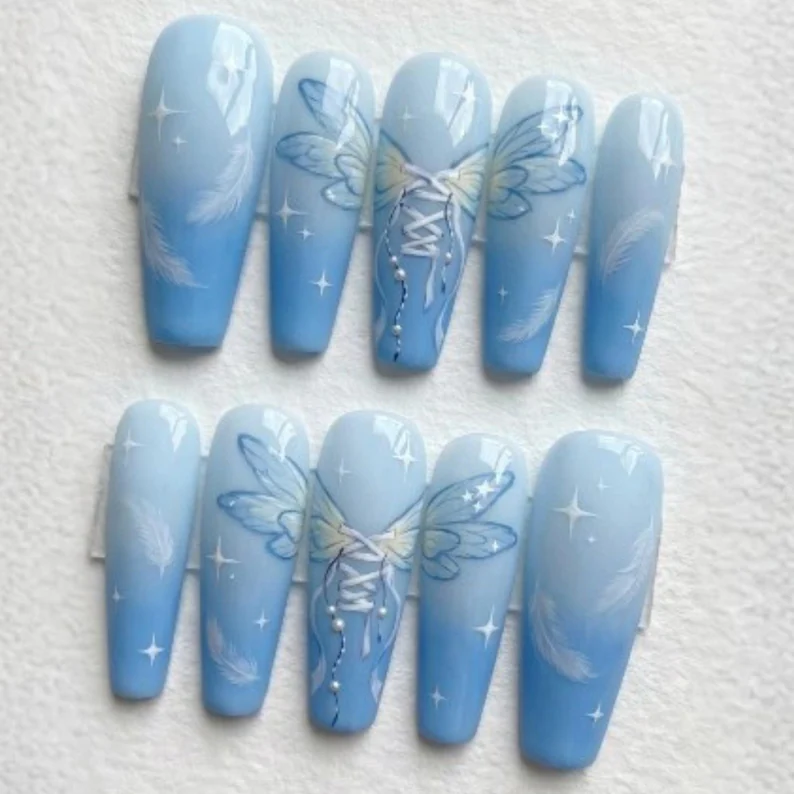 press on nails, custom press on nails, fake nails, Nails Art, stained glass nails, gold press on nails, 3d press on nails, luxury press on nails, handmade press on nails