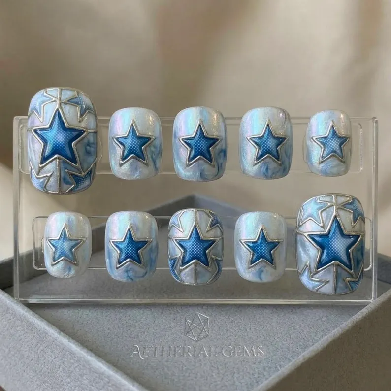 press on nails, custom press on nails, fake nails, Nails Art, stained glass nails, gold press on nails, 3d press on nails, luxury press on nails, handmade press on nails