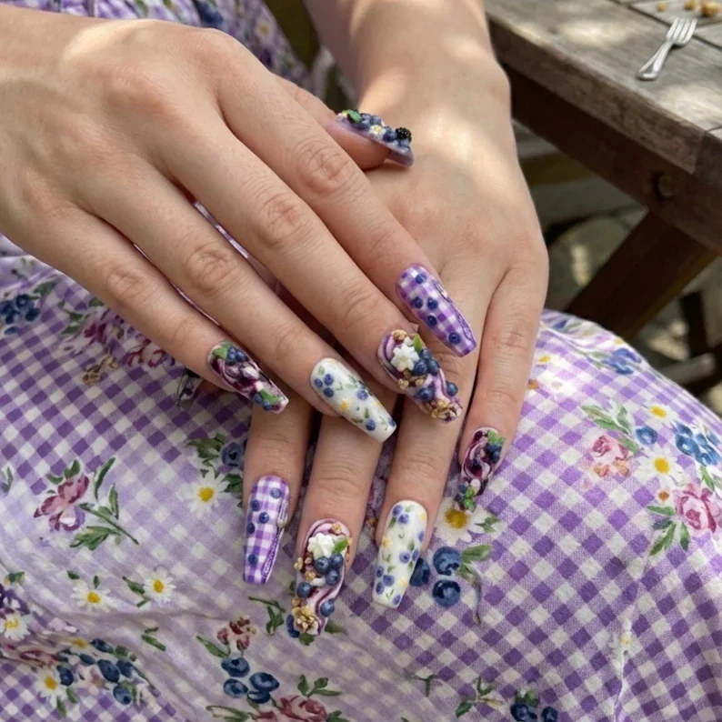 3D press on nails, hyper realistic nail art, press on nails, custom press on nails, fake nails, Nails Art, stained glass nails, gold press on nails, 3d press on nails, luxury press on nails, handmade press on nails