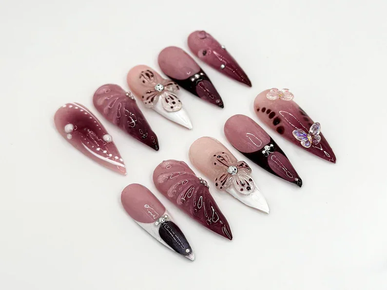 press on nails, custom press on nails, fake nails, Nails Art, stained glass nails, gold press on nails, 3d press on nails, luxury press on nails, handmade press on nails