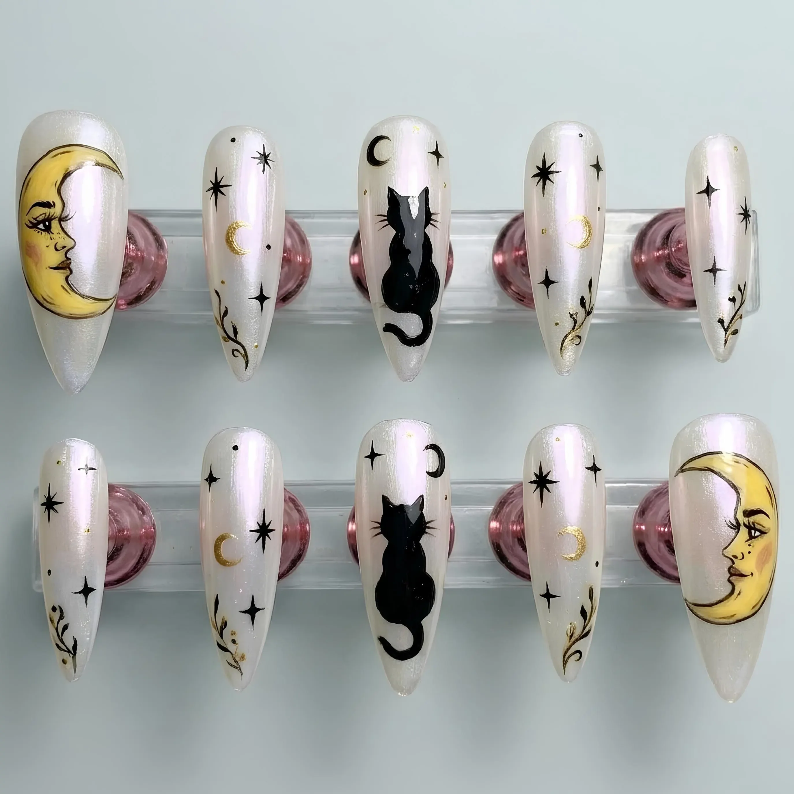 press on nails, custom press on nails, fake nails, Nails Art, stained glass nails, gold press on nails, 3d press on nails, luxury press on nails, handmade press on nails
