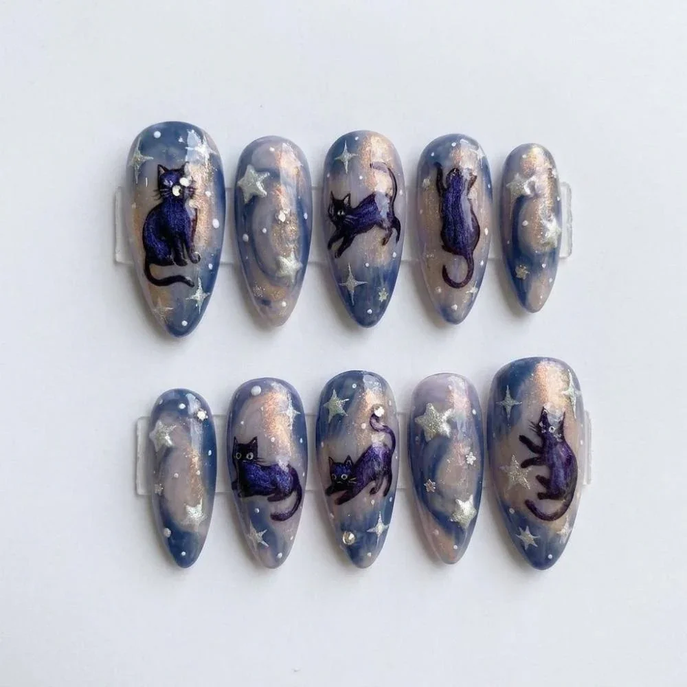 press on nails, custom press on nails, fake nails, Nails Art, stained glass nails, gold press on nails, 3d press on nails, luxury press on nails, handmade press on nails