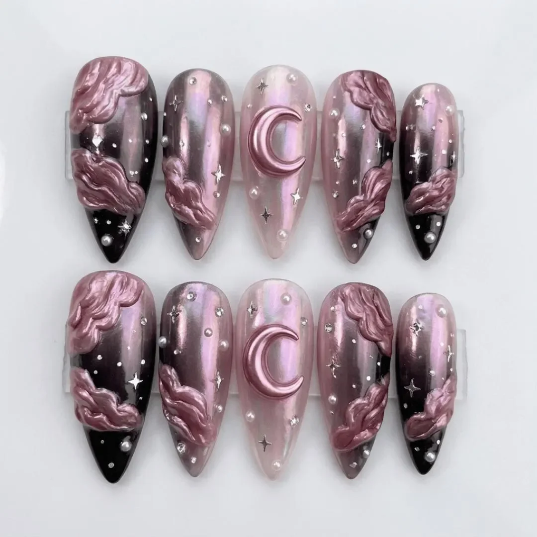 press on nails, custom press on nails, fake nails, Nails Art, stained glass nails, gold press on nails, 3d press on nails, luxury press on nails, handmade press on nails