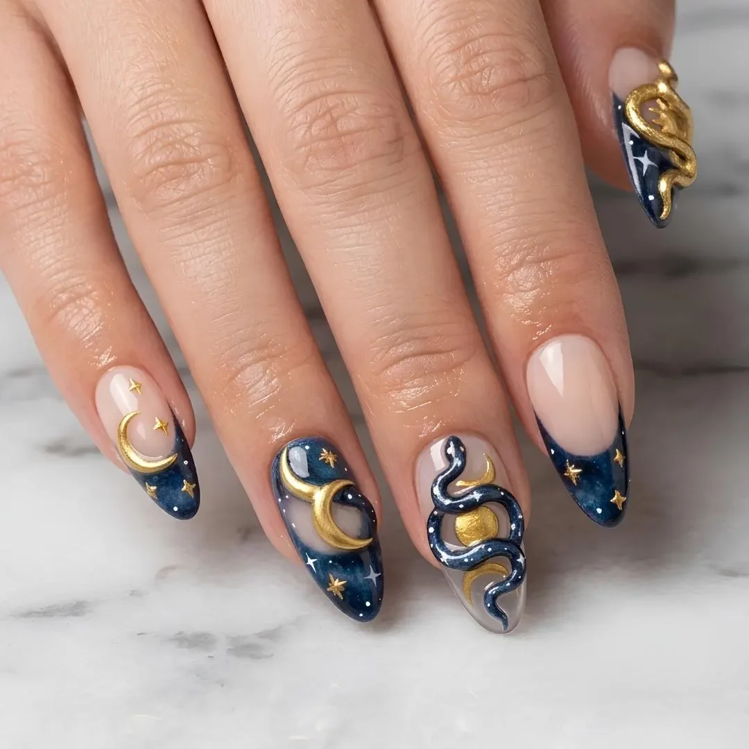 press on nails, custom press on nails, fake nails, Nails Art, stained glass nails, gold press on nails, 3d press on nails, luxury press on nails, handmade press on nails