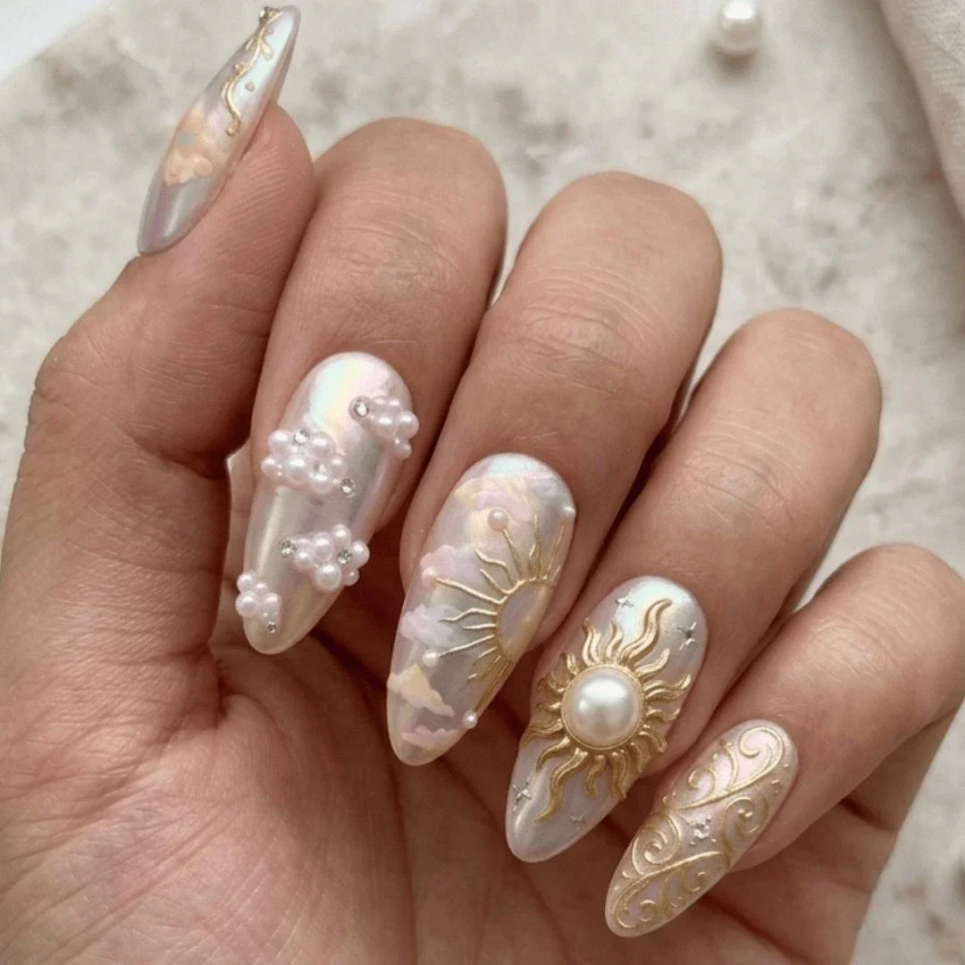 press on nails, custom press on nails, fake nails, Nails Art, stained glass nails, gold press on nails, 3d press on nails, luxury press on nails, handmade press on nails