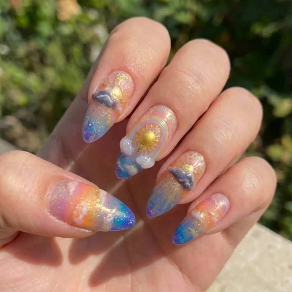 press on nails, custom press on nails, fake nails, Nails Art, stained glass nails, gold press on nails, 3d press on nails, luxury press on nails, handmade press on nails