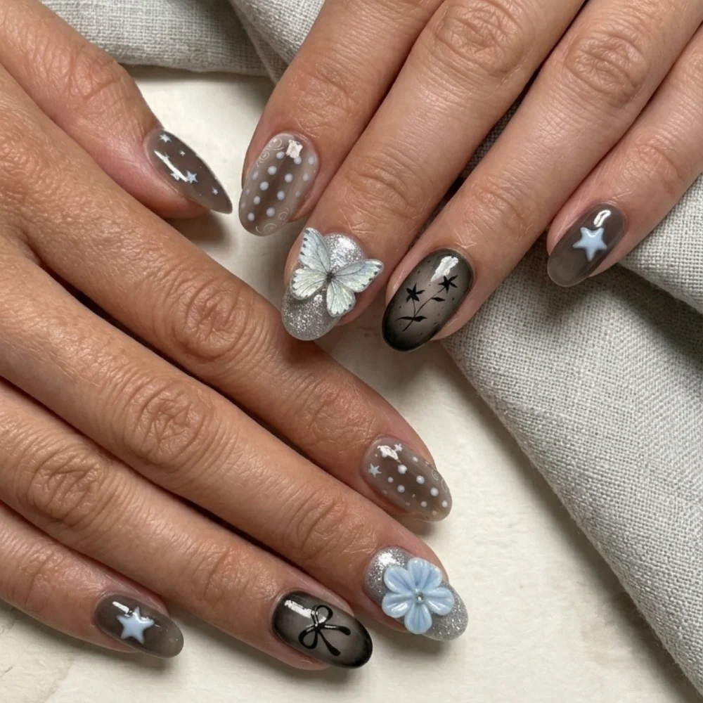 press on nails, custom press on nails, fake nails, Nails Art, stained glass nails, gold press on nails, 3d press on nails, luxury press on nails, handmade press on nails