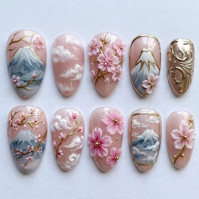 press on nails, custom press on nails, fake nails, Nails Art, stained glass nails, gold press on nails, 3d press on nails, luxury press on nails, handmade press on nails