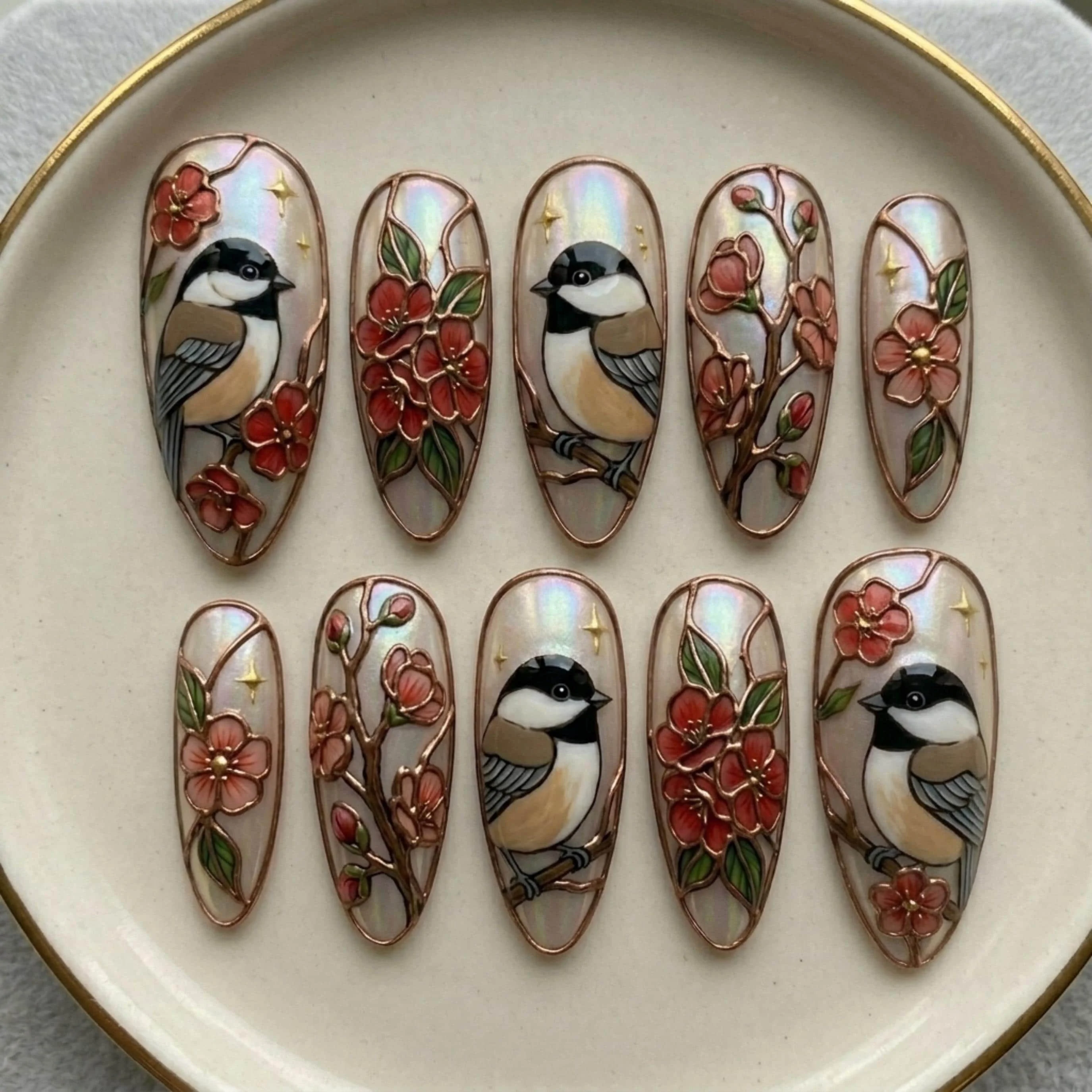 press on nails, custom press on nails, fake nails, Nails Art, stained glass nails, gold press on nails, 3d press on nails, luxury press on nails, handmade press on nails