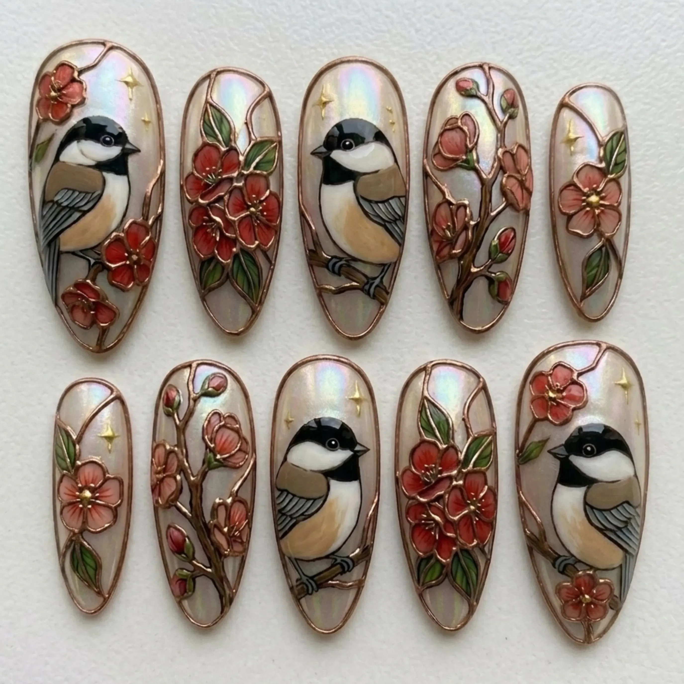 press on nails, custom press on nails, fake nails, Nails Art, stained glass nails, gold press on nails, 3d press on nails, luxury press on nails, handmade press on nails
