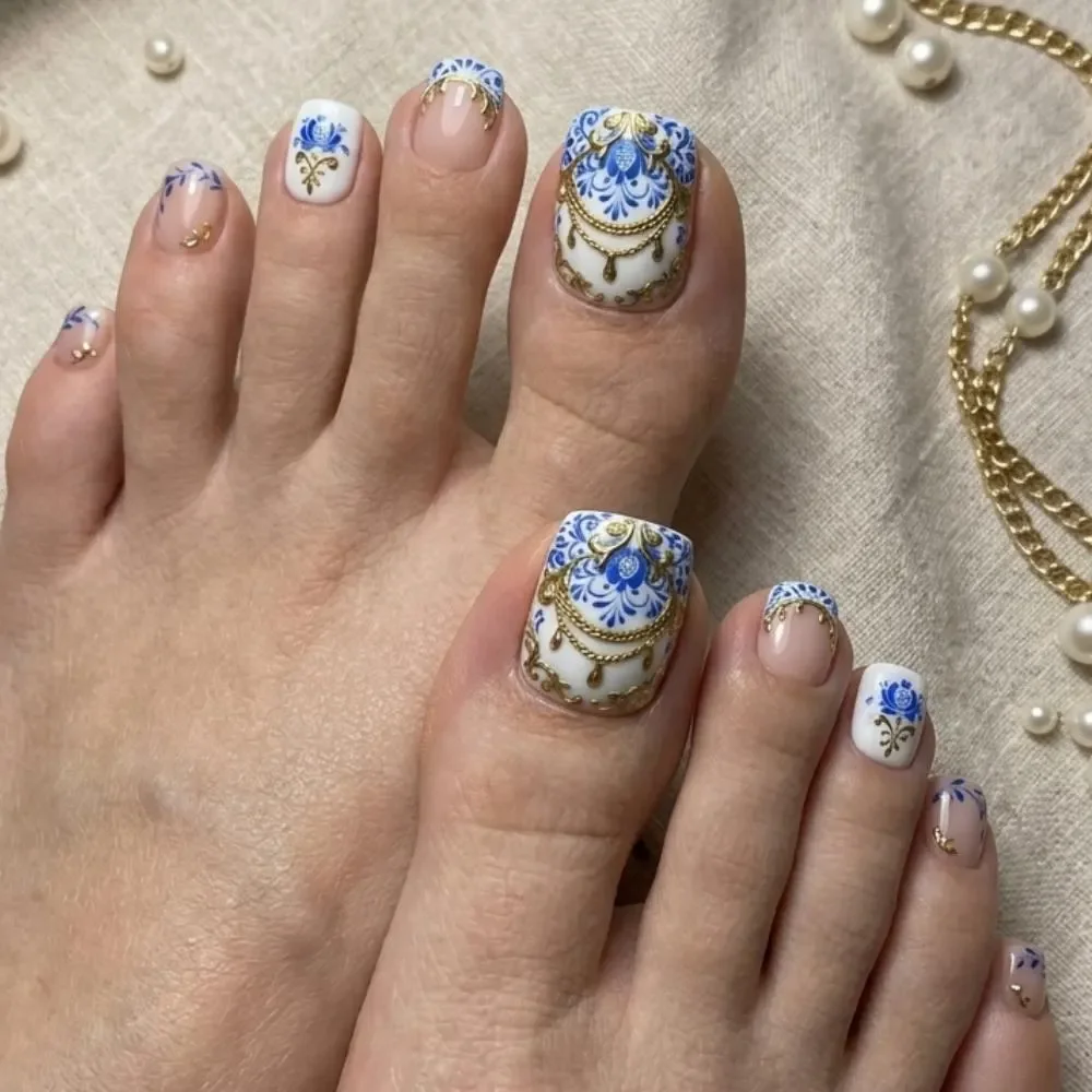 gold baroque, porcelain nails, press on nails, custom press on nails, fake nails, Nails Art, stained glass nails, gold press on nails, 3d press on nails, luxury press on nails, handmade press on nails