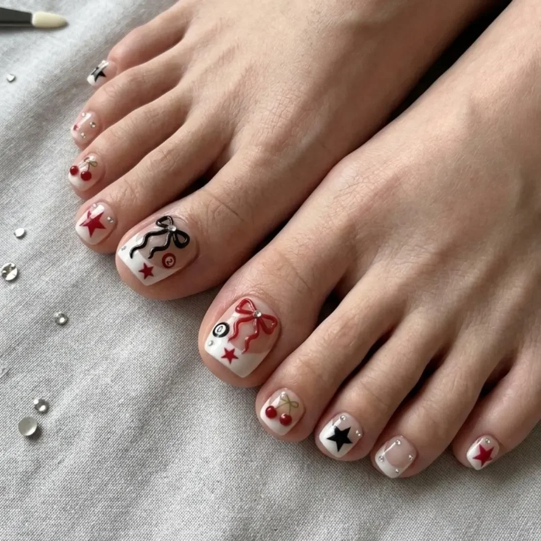 french tip toenails, fake toenails, press on nails, custom press on nails, fake nails, Nails Art, stained glass nails, gold press on nails, 3d press on nails, luxury press on nails, handmade press on nails