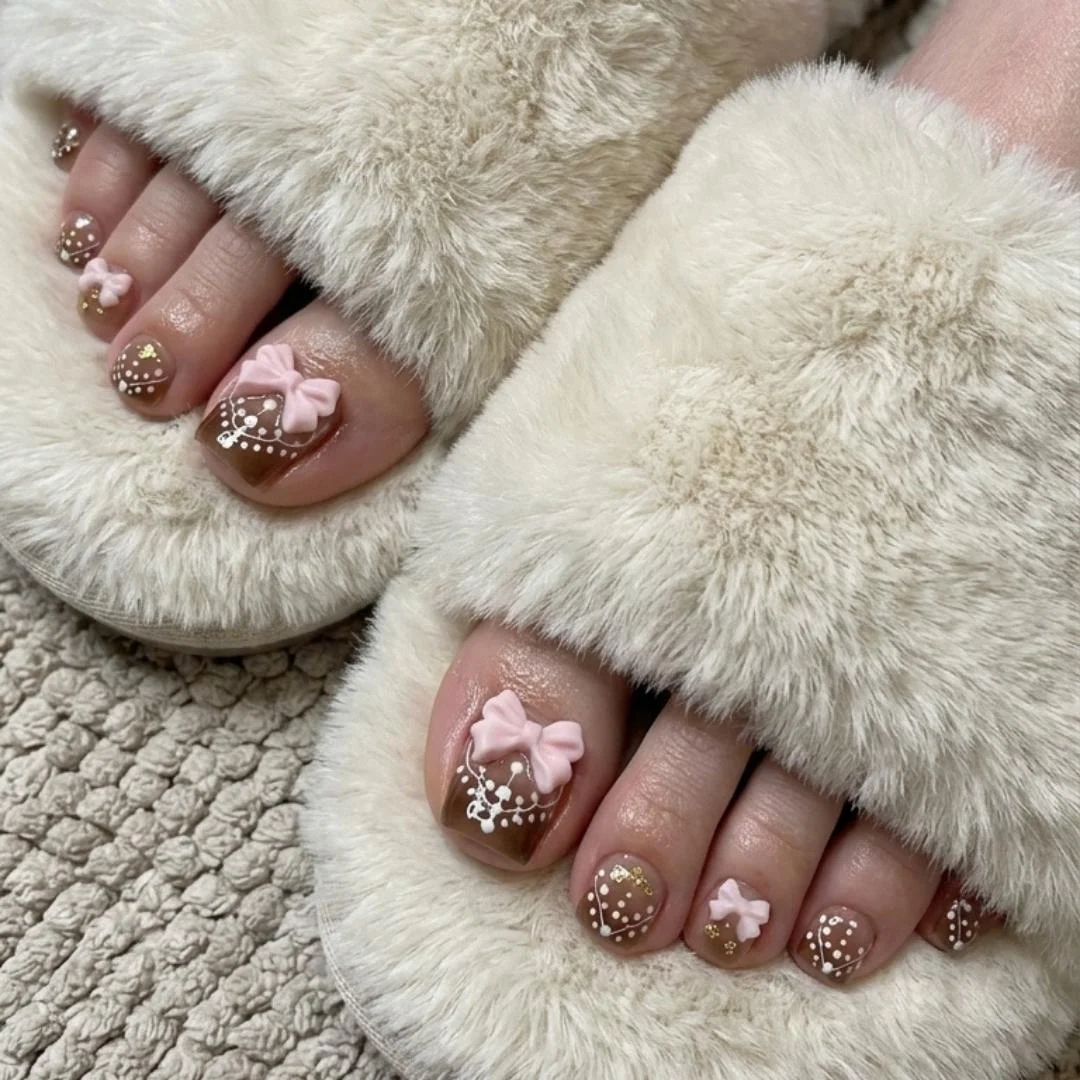 ribbon lace design, jelly nail art, press on nails, custom press on nails, fake nails, Nails Art, stained glass nails, gold press on nails, 3d press on nails, luxury press on nails, handmade press on nails
