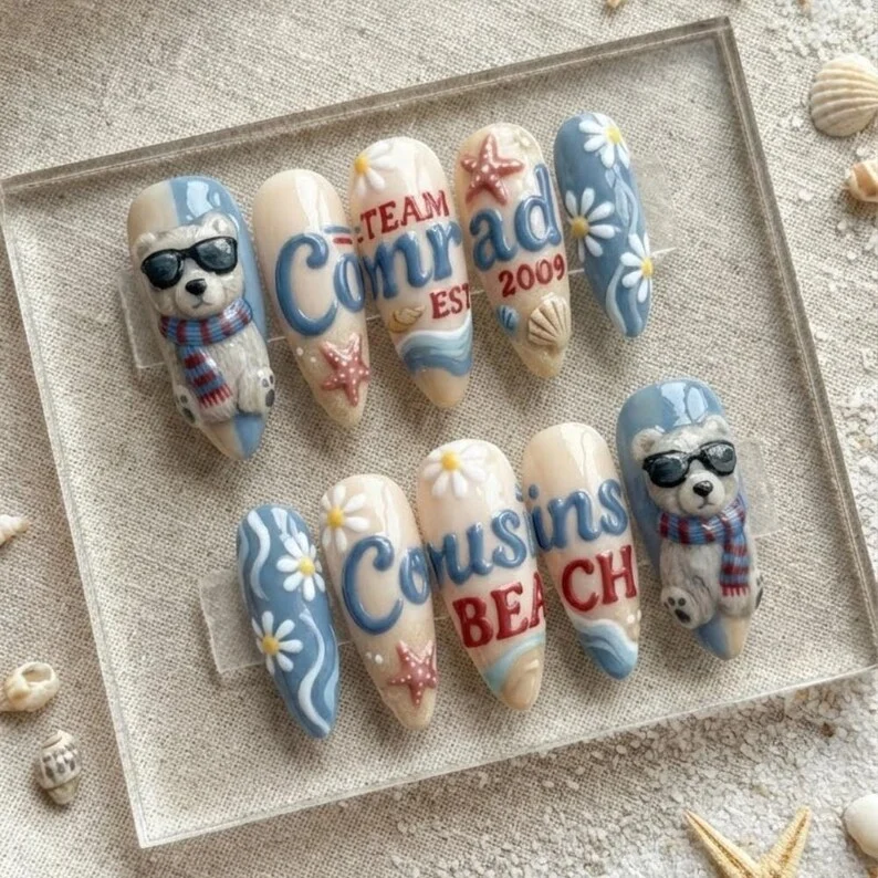 Press-On Nail Set, 3D Nail Designs, press on nails, custom press on nails, fake nails, Nails Art, stained glass nails, gold press on nails, 3d press on nails, luxury press on nails, handmade press on nails