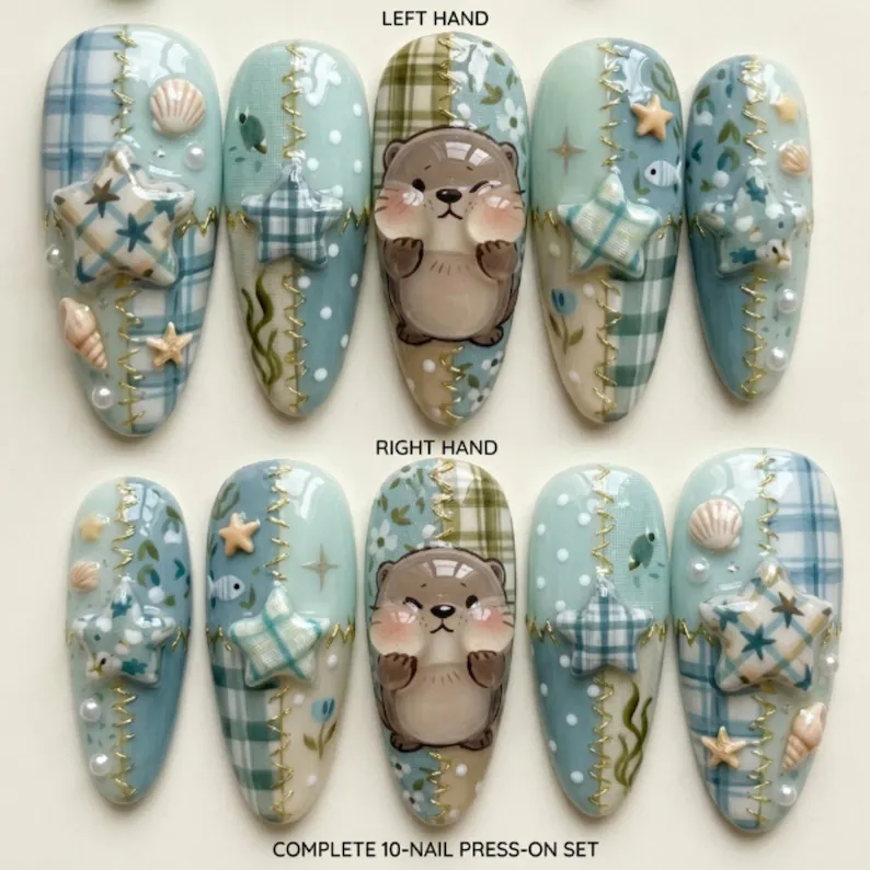 press on nails, custom press on nails, fake nails, Nails Art, stained glass nails, gold press on nails, 3d press on nails, luxury press on nails, handmade press on nails