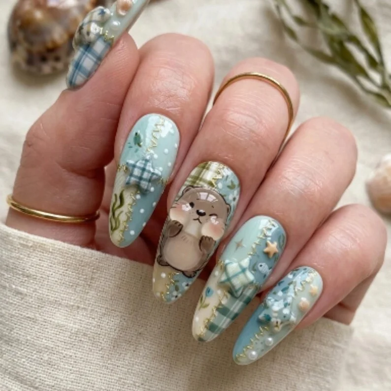 press on nails, custom press on nails, fake nails, Nails Art, stained glass nails, gold press on nails, 3d press on nails, luxury press on nails, handmade press on nails