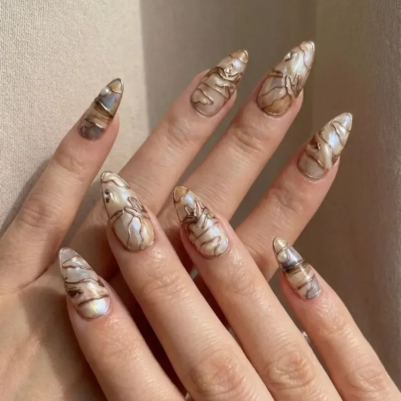 press on nails, custom press on nails, fake nails, Nails Art, stained glass nails, gold press on nails, 3d press on nails, luxury press on nails, handmade press on nails