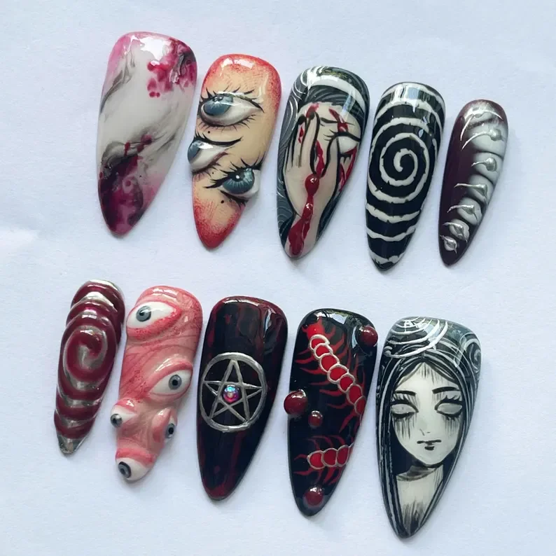 press on nails, custom press on nails, fake nails, Nails Art, stained glass nails, gold press on nails, 3d press on nails, luxury press on nails, handmade press on nails