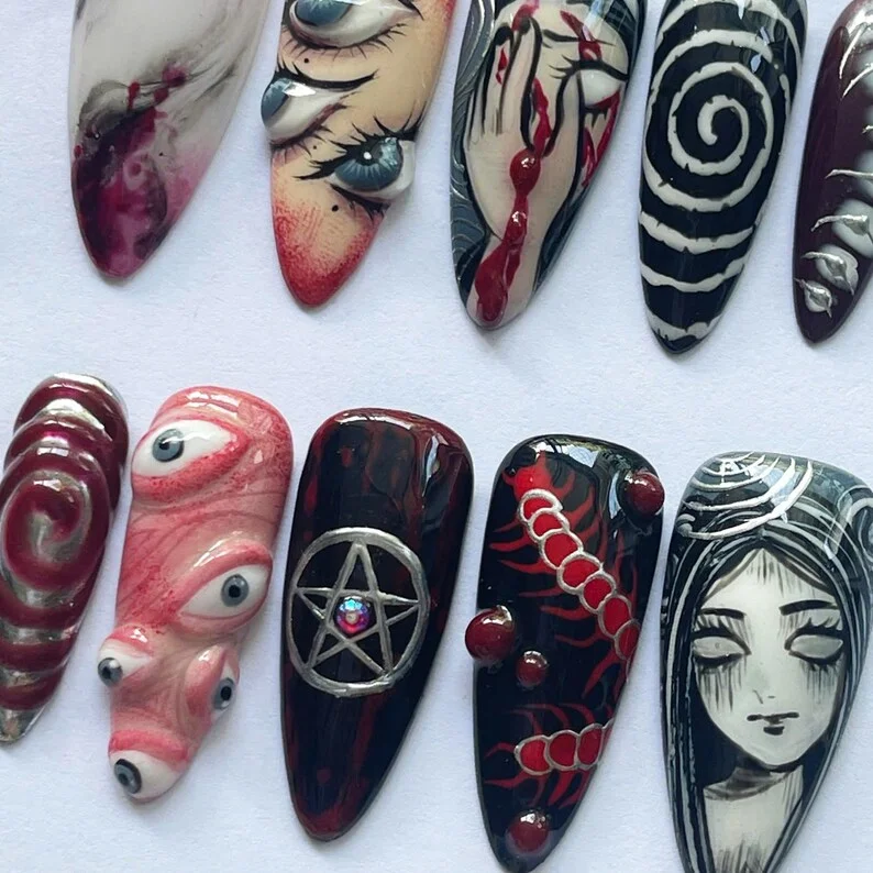 press on nails, custom press on nails, fake nails, Nails Art, stained glass nails, gold press on nails, 3d press on nails, luxury press on nails, handmade press on nails