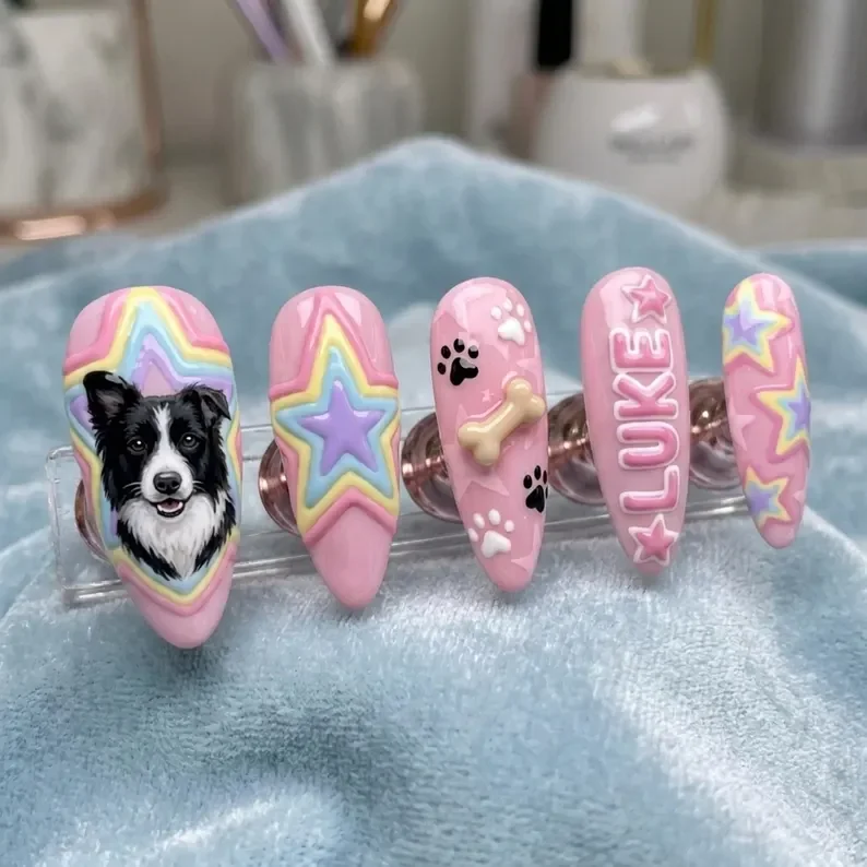 press on nails, custom press on nails, fake nails, Nails Art, stained glass nails, gold press on nails, 3d press on nails, luxury press on nails, handmade press on nails