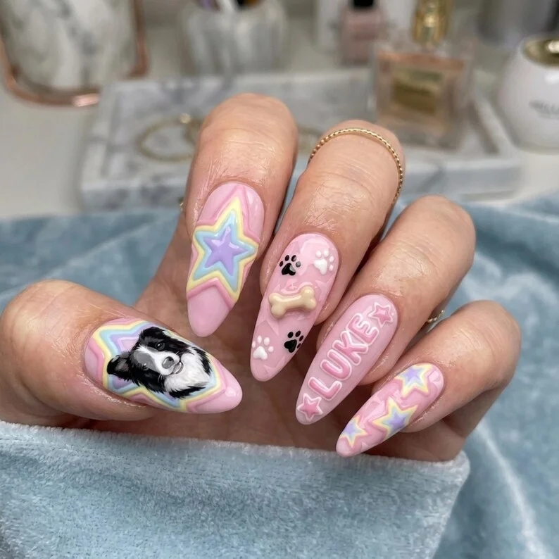 press on nails, custom press on nails, fake nails, Nails Art, stained glass nails, gold press on nails, 3d press on nails, luxury press on nails, handmade press on nails