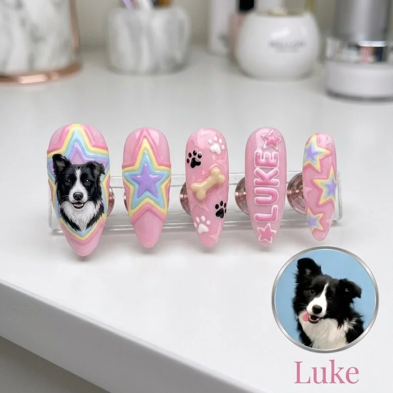 press on nails, custom press on nails, fake nails, Nails Art, stained glass nails, gold press on nails, 3d press on nails, luxury press on nails, handmade press on nails
