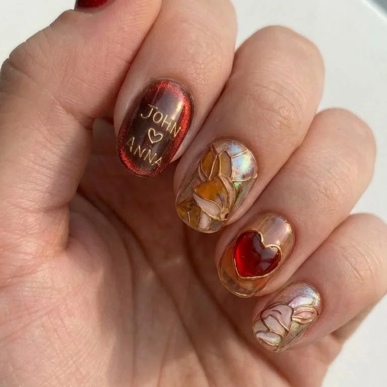 press on nails, luxury hand painted, custom press on nails, fake nails, Nails Art, stained glass nails, gold press on nails, 3d press on nails, luxury press on nails, handmade press on nails