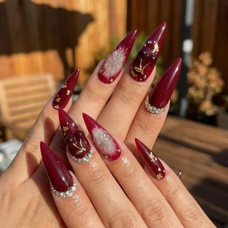 press on nails, gold foil art, custom press on nails, fake nails, Nails Art, stained glass nails, gold press on nails, 3d press on nails, luxury press on nails, handmade press on nails