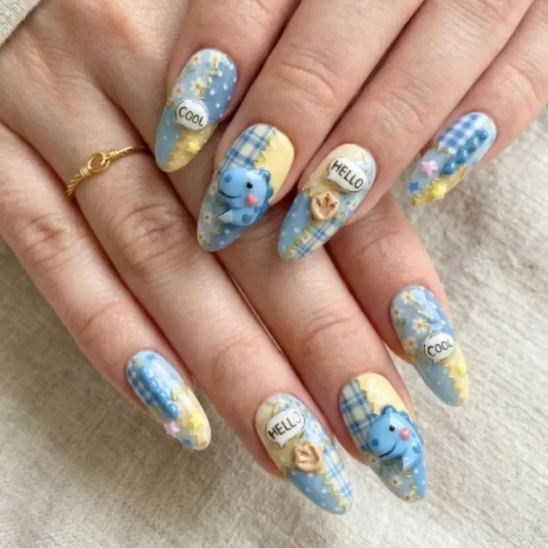 3D press on, hand-painted press on, press on nails, custom press on nails, fake nails, Nails Art, stained glass nails, gold press on nails, 3d press on nails, luxury press on nails, handmade press on nails