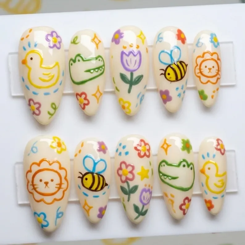 press on nails, custom press on nails, fake nails, Nails Art, stained glass nails, gold press on nails, 3d press on nails, luxury press on nails, handmade press on nails