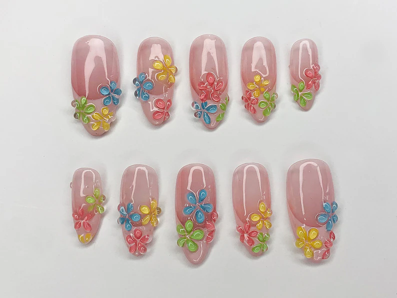 press on nails, custom press on nails, fake nails, Nails Art, stained glass nails, gold press on nails, 3d press on nails, luxury press on nails, handmade press on nails