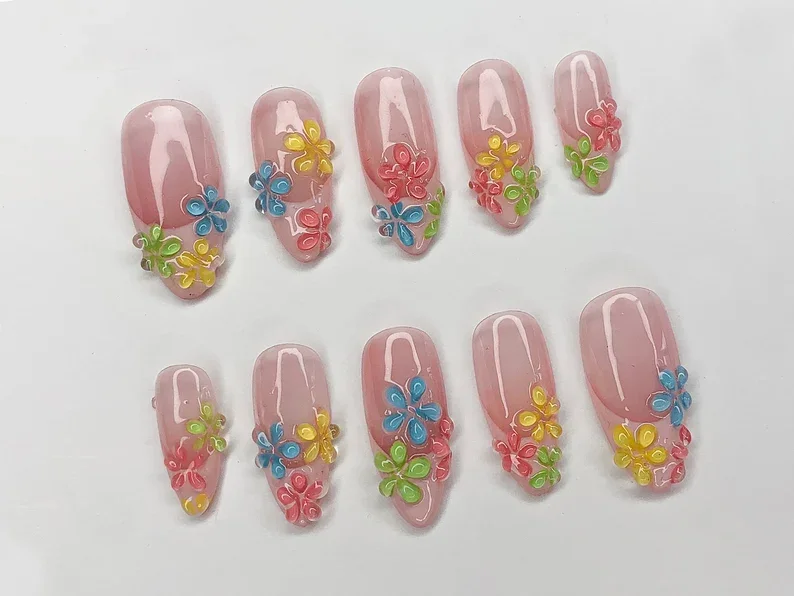 press on nails, custom press on nails, fake nails, Nails Art, stained glass nails, gold press on nails, 3d press on nails, luxury press on nails, handmade press on nails
