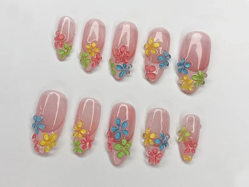 press on nails, custom press on nails, fake nails, Nails Art, stained glass nails, gold press on nails, 3d press on nails, luxury press on nails, handmade press on nails