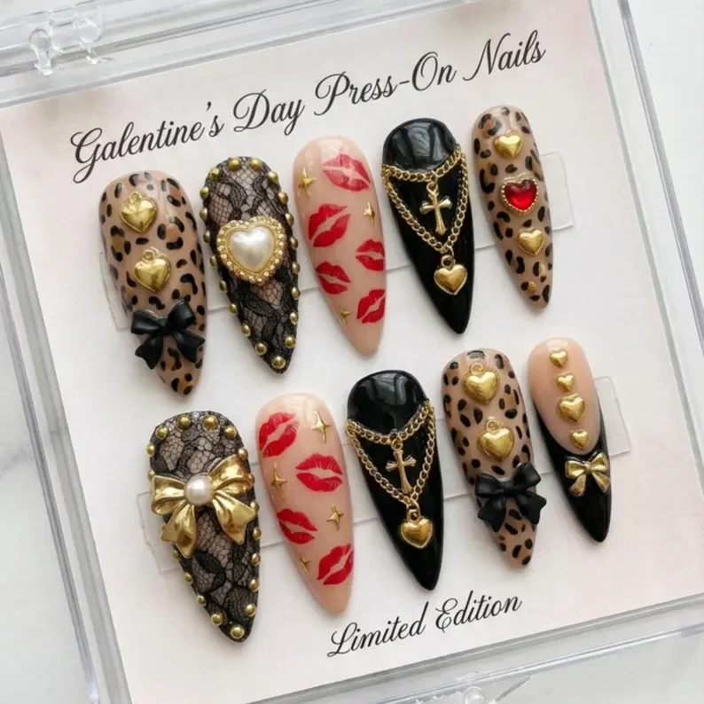 press on nails, custom press on nails, fake nails, Nails Art, stained glass nails, gold press on nails, 3d press on nails, luxury press on nails, handmade press on nails