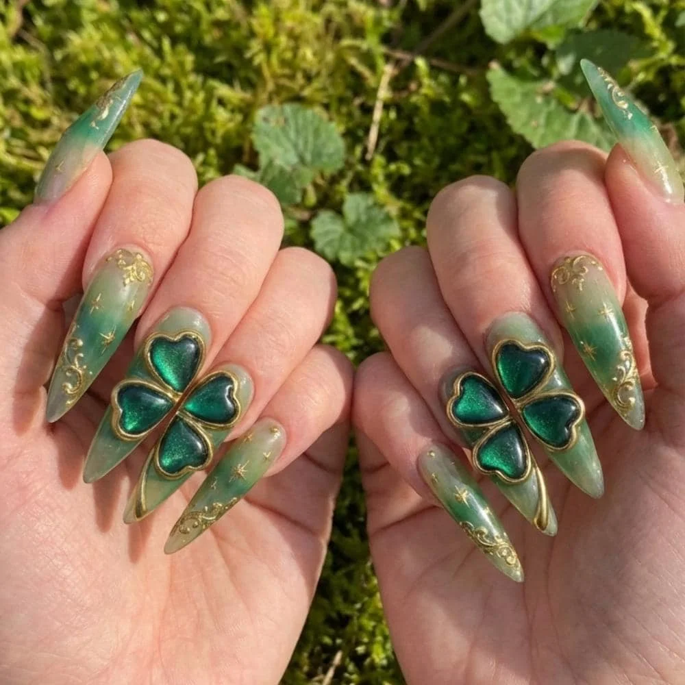 press on nails, custom press on nails, fake nails, Nails Art, stained glass nails, gold press on nails, 3d press on nails, luxury press on nails, handmade press on nails