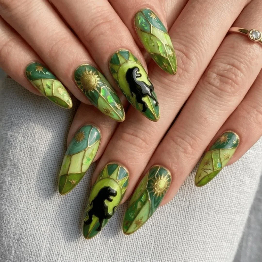 press on nails, custom press on nails, fake nails, Nails Art, stained glass nails, gold press on nails, 3d press on nails, luxury press on nails, handmade press on nails