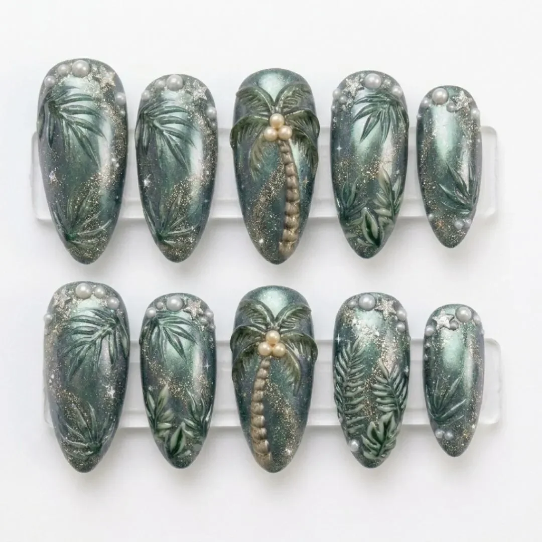 press on nails, custom press on nails, fake nails, Nails Art, stained glass nails, gold press on nails, 3d press on nails, luxury press on nails, handmade press on nails