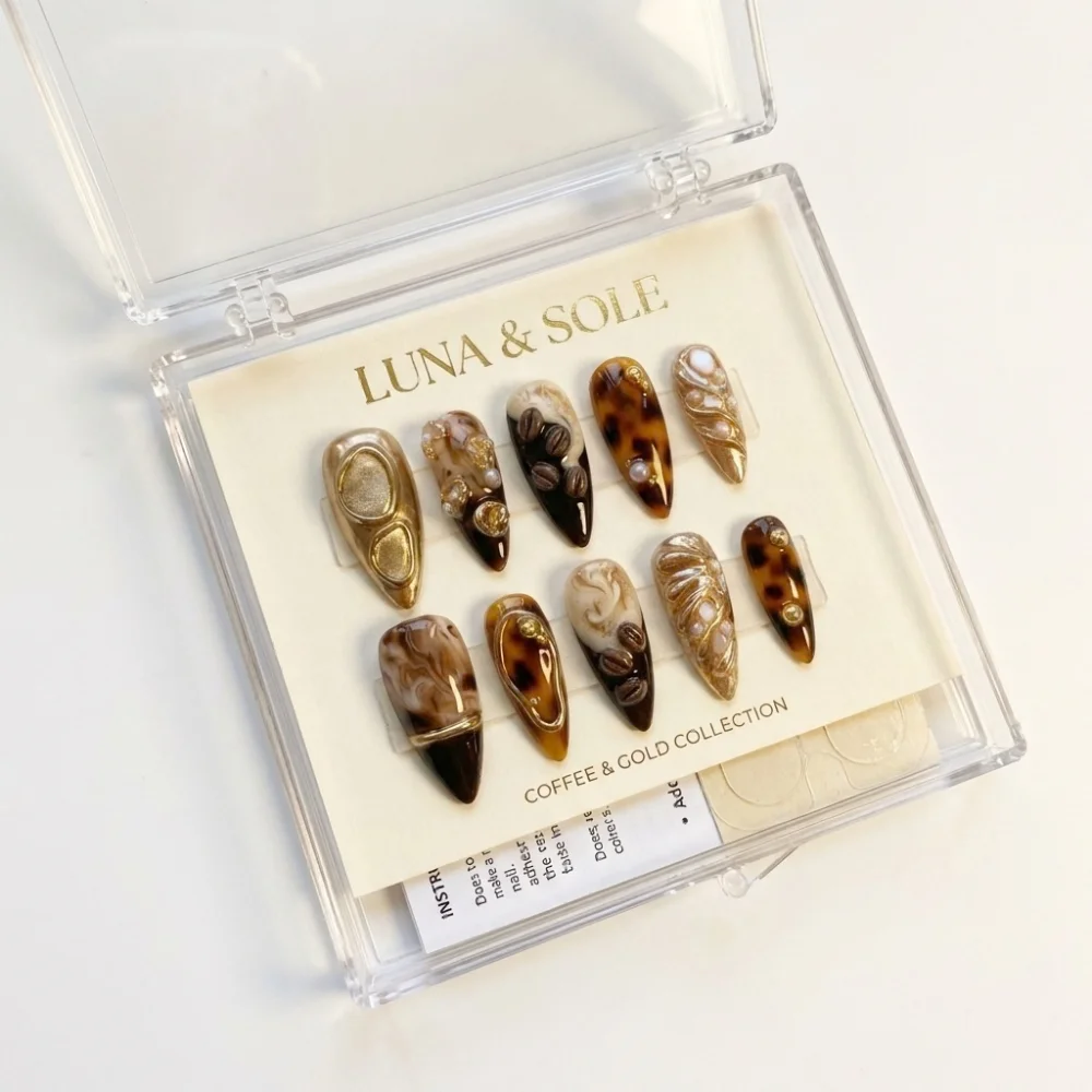 dark academia nails, fake nail art, press on nails, custom press on nails, fake nails, Nails Art, stained glass nails, gold press on nails, 3d press on nails, luxury press on nails, handmade press on nails