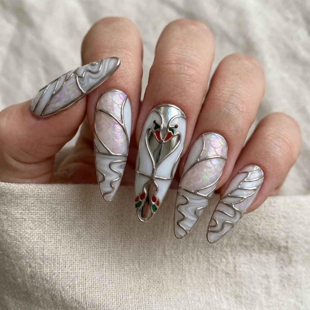 press on nails, custom press on nails, fake nails, Nails Art, stained glass nails, gold press on nails, 3d press on nails, luxury press on nails, handmade press on nails