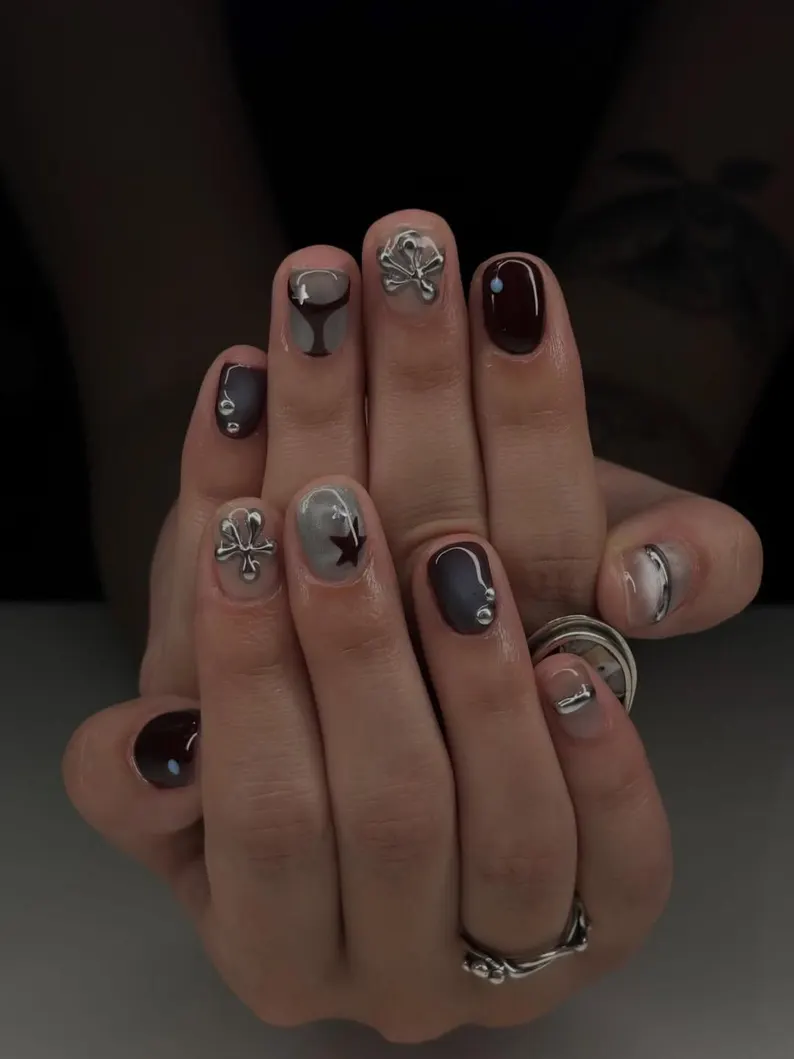 press on nails, custom press on nails, fake nails, Nails Art, stained glass nails, gold press on nails, 3d press on nails, luxury press on nails, handmade press on nails