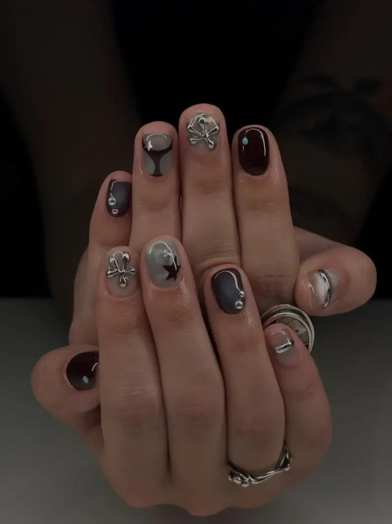 press on nails, custom press on nails, fake nails, Nails Art, stained glass nails, gold press on nails, 3d press on nails, luxury press on nails, handmade press on nails