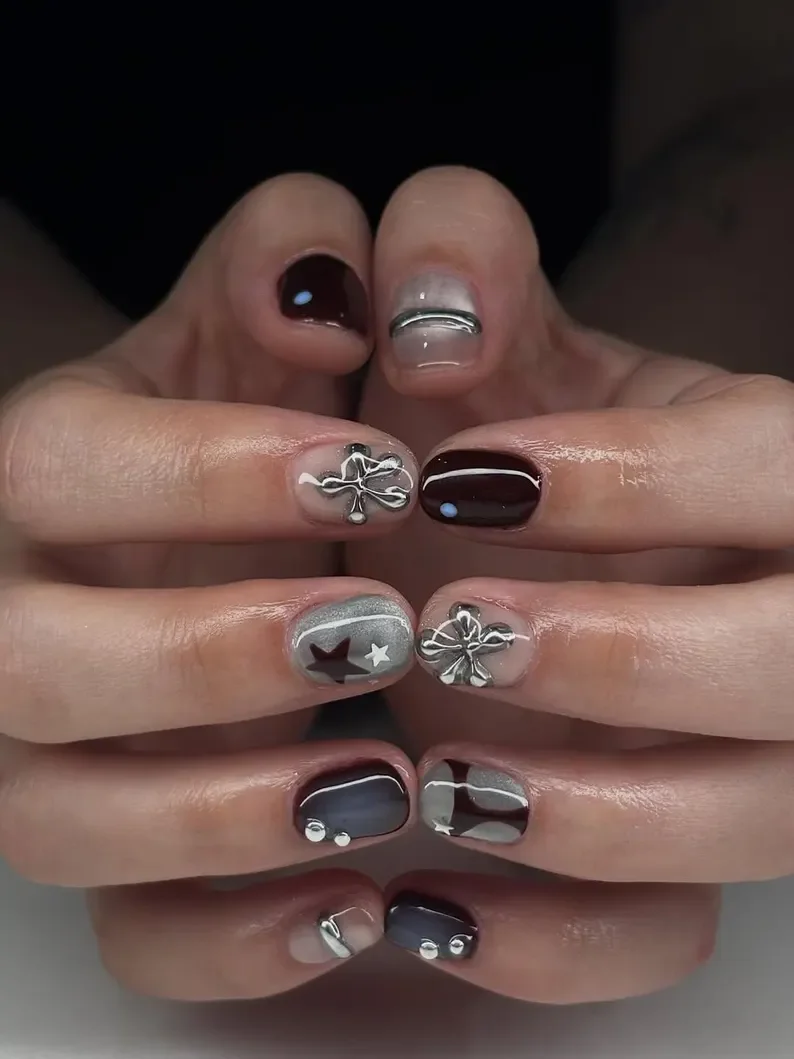 press on nails, custom press on nails, fake nails, Nails Art, stained glass nails, gold press on nails, 3d press on nails, luxury press on nails, handmade press on nails
